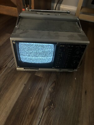 #ad Vtg SONY Solid State Television TV Model TV 515 Portable Black amp; White 5” Screen $33.00