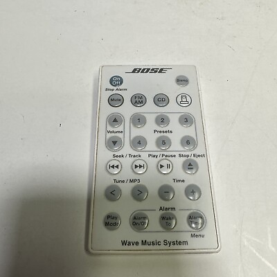 #ad Bose Wave Music System Remote OEM Audio System White Replacement Remote Control $9.89