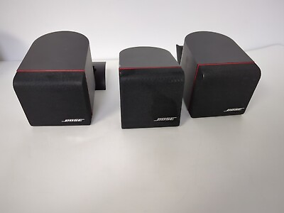 #ad Lot of 3 Bose Acoustimass 6 Series III Cube Speakers Fully Functional $58.99