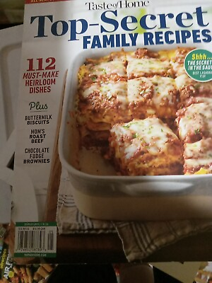 #ad Taste of Home Top Secret Family Recipes 112 Must Make Heirloom Dishes $4.00