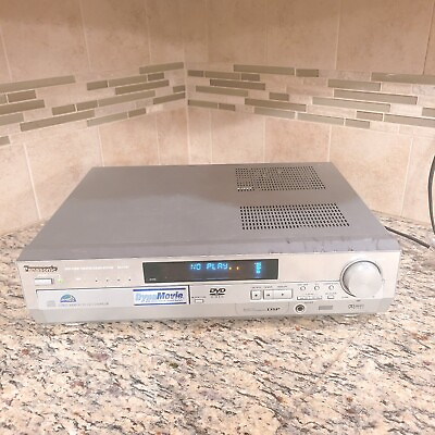 #ad PANASONIC Home Theater Receiver w 5 Disc DVD CD Player For PARTS OR REPAIR $21.00