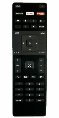 #ad XRT122 for Smart TV Vizio Remote Control w Amazon Netflix IHeart Radio APP Key $6.99