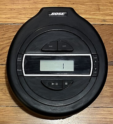 #ad Bose Portable Compact Disc CD Player Walkman Model PM 1 TESTED Display Issue $14.40