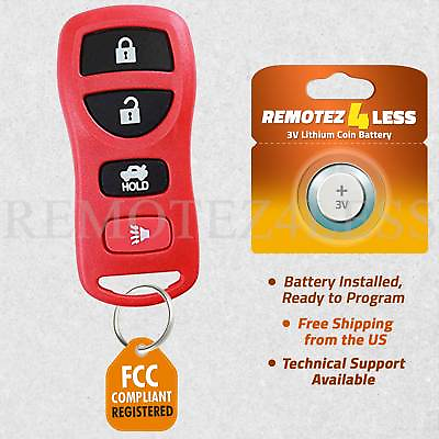 #ad Keyless Entry Remote for 2003 2004 2005 2006 Infiniti G35 Car Key Fob Red $6.25