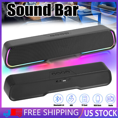 #ad Powerful TV Sound Bar Home Theater Subwoofer Soundbar Bluetooth Wireless Speaker $19.65