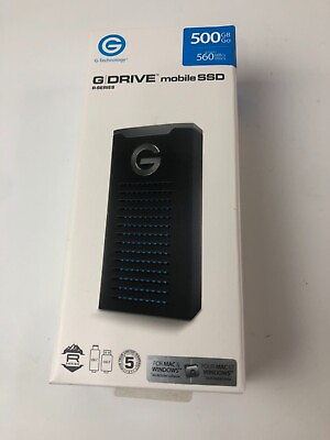 #ad G Drive Mobile SSD 500GB Disk Hard External R Series BRAND NEW $42.79