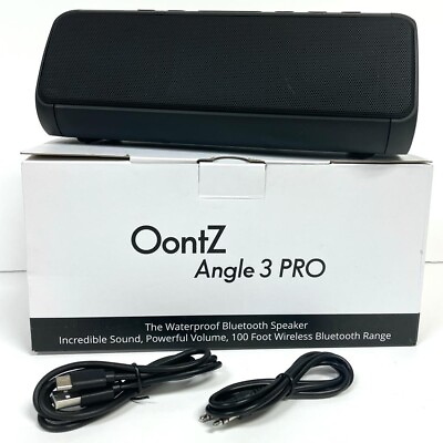#ad Open Box OontZ Angle 3 PRO Portable Wireless Bluetooth Speaker IPX7 Waterproof $46.86