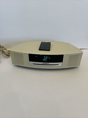 #ad Bose Wave Music System AMFM CD Player Clock Radio Alarm Remote Aux AWRCC2 Tested $180.44