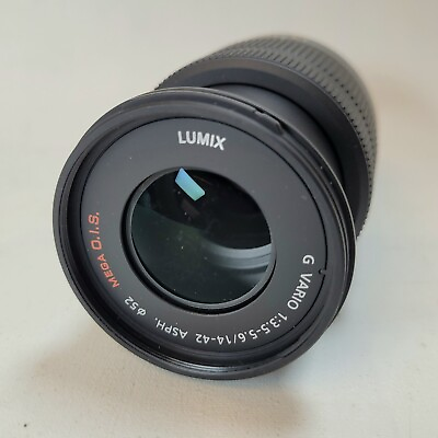 #ad Panasonic Lumix G H FS014042 Vario 14 42mm f 3.5 ASPH MEGA O.I.S. Lens Works $115.00