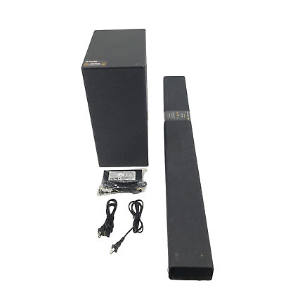 #ad LG SP7Y Sound Bar 5.1 Channel amp; LG Model SPP5 W Wireless Black Subwoofer $133.98