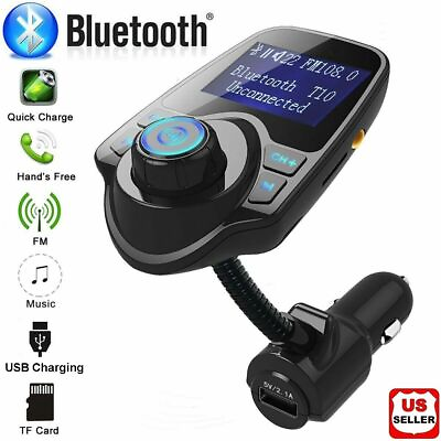 #ad Wireless In Car Bluetooth FM Transmitter MP3 Radio Adapter Car Kit USB Charger $13.98