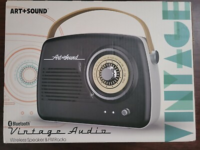 #ad Art Sound Bluetooth Vintage Audio Wireless Speaker amp; FM Radio $44.75