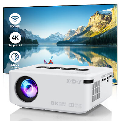 #ad 4K XGODY Projector HD 12000L Portable Movie Theater Home Android System HDMI AV $126.34