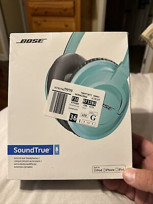 #ad Bose SoundTrue On Ear Wired Headphones Headband Headset Teal $120.00