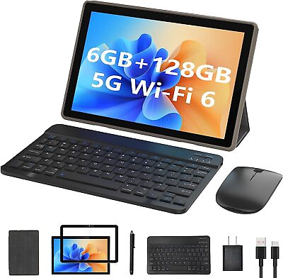 #ad Tablet 2 in 1 6GB128GB Android 11 Tablets 10.1 Inch Tablet With Keyboard Mo... $92.09