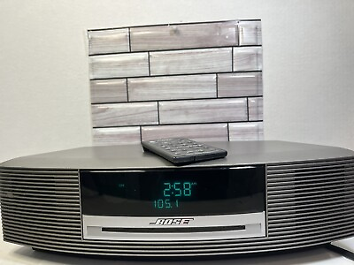 #ad Bose Wave Music System AM FM CD Player Clock Radio With Remote AWRCC1 Works $179.00