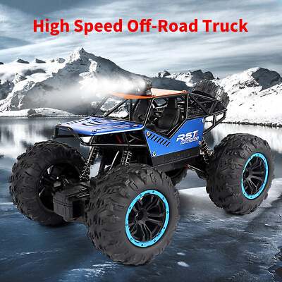 #ad Alloy 4WD Off Road Remote Control Car RC Monster Truck for High Speed Climbing $26.99