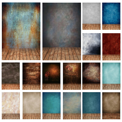 #ad Tie dyed Printed Backgrounds Wood Floor Photography Backdrop Studio Props $19.59