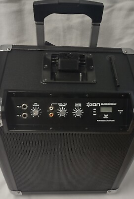 #ad Ion Block Rocker Portable Sound System Audio Input AM amp; FM Radio iPod Input $39.99