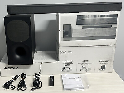 #ad Sony HT SC40 2.1ch Soundbar w Wireless Subwoofer Home Theater Surround Sound $89.99