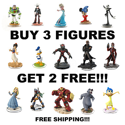 #ad Disney Infinity Figures 1.0 2.0 3.0 Pick Your Figures Buy 3 Get 2 Free $4.74