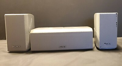 #ad Set of 3 Sony Surround Sound Speakers 2 Front Rear SS MSP2 amp; 1 Center SS CNP2 $19.99