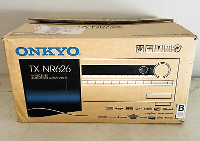 #ad Onkyo TX NR626 7.2 Channel Home Theater Receiver Remote Manual Bundle OPEN BOX $250.00
