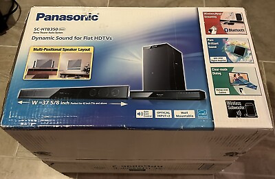 #ad Panasonic SC HTB350 Home Theater Audio System With Subwoofer NIB $450.00