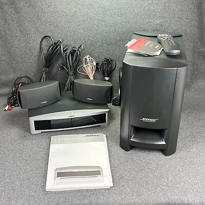 #ad Bose 3 2 1 GS Series II DVD Home Entertainment System Complete Cinemate Theater $209.99