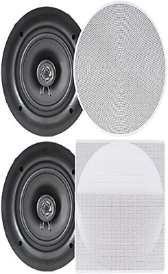 #ad Ceiling Speakers Stereo Home Theater Speakers in Wall Speakers Flush Mount $89.95