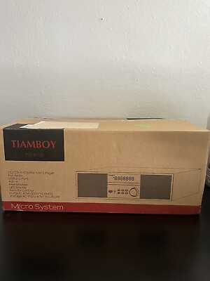 #ad TIAMBOY Vintage Home CD Stereo System $79.99