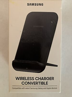 #ad SAMSUNG Wireless Charger Convertible Qi Certified US Version Black $49.95