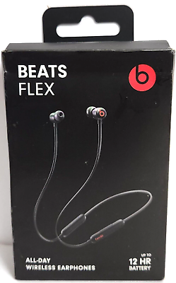 #ad Beats by Dr. Dre Flex Wireless In Ear Headphones Beats Black OPEN BOX $33.99