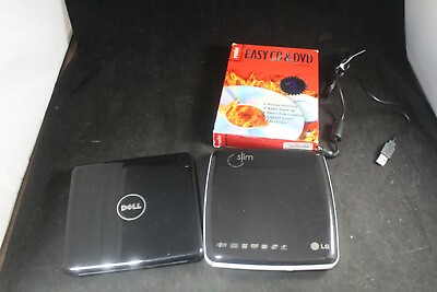 #ad Dell External DVD burner amp; LG External DVD Writer $26.95