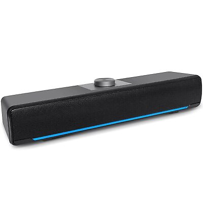 #ad Computer PC Bluetooth Gaming Soundbar Desktop Monitor Speakers HiFi Stereo Wi... $15.31