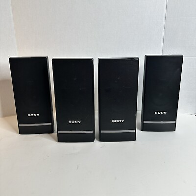 #ad Sony SS TSB92 2 And SS TSB93 2 Surround Sound Speaker System Set Black $39.99
