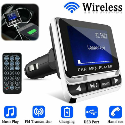 #ad Car Bluetooth 5.0 FM Transmitter MP3 Player Aux Kit Dual USB Charger Hands Free $8.99