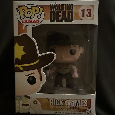 #ad #ad Funko POP Television The Walking Dead Rick Grimes Vinyl Figure #13 $24.75