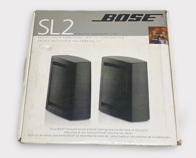 #ad New Sealed Bose SL2 Main Stereo Speakers In Original Box Never Been Used $254.96