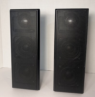 #ad Samsung PS AF720S Home Theater Speakers Front Lamp;R 4 Ohms 11quot; Tall Tested Working $9.99