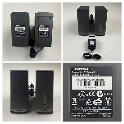 #ad Bose Companion 2 Series II Multimedia Computer Speaker System $34.92