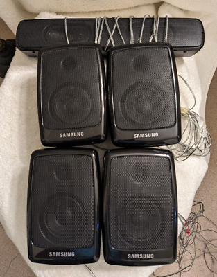 #ad Samsung Speaker System PS WZ320 PS CZ320 four PS FZ320 speakers $60.00