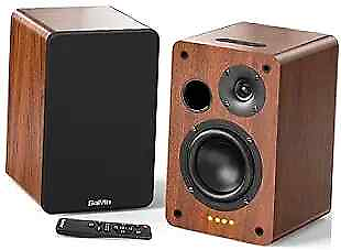 #ad #ad Bluetooth Bookshelf Speakers 40W X 2 Powered TV Speakers with 4 Inch Woofer $93.96