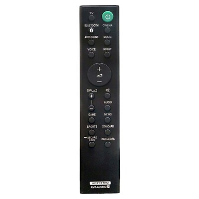 #ad New RMT AH500U For Sony Sound Bar Remote Control HT S350 HT SD35 SA S350 SA SD35 $8.67