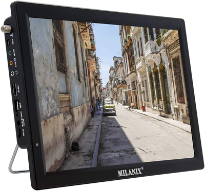 #ad 14.1quot; Portable Widescreen LED TV Rechargeable Battery Operated with HDMI VGA M $143.58