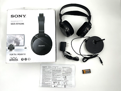 #ad Sony Wireless Headphone System For TV MDR RF912RK $29.99
