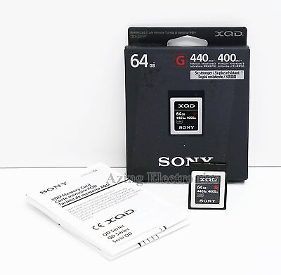 #ad Sony Professional XQD G Series 64GB Memory Card QD G64F J $59.99
