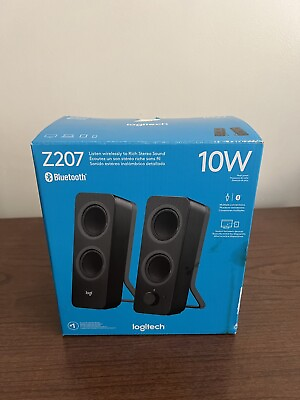 #ad Logitech Bluetooth 2.0 Multi Device Computer Stereo Speakers Z207 $30.00