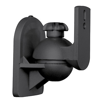 #ad 10 Pack Lot Universal Satellite Speaker Black Wall Mount Brackets fits Bose $42.95
