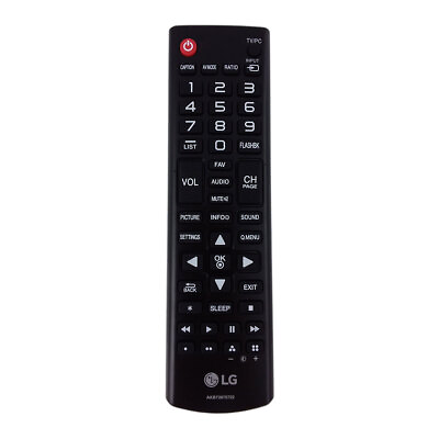 #ad Used Original OEM LG Television AKB73975722 TV Remote control $8.99